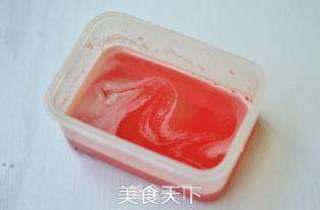 牛奶西瓜布丁的做法步骤:6