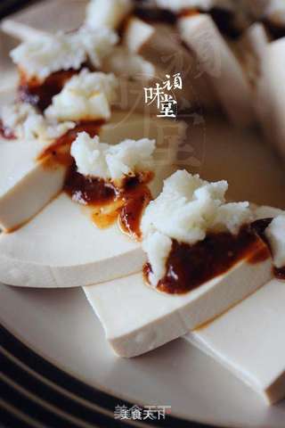 秋葵山药拌冷豆腐的做法步骤:6