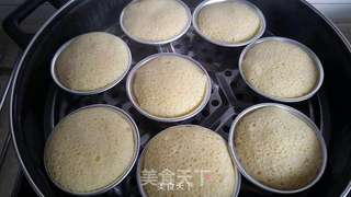 蒸蛋糕的做法步骤:8