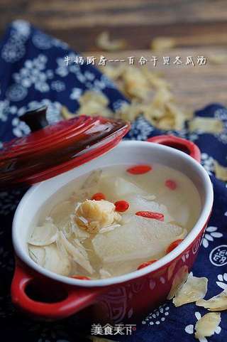 百合干贝冬瓜汤的做法步骤:6