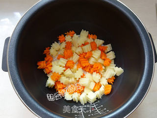 腊味蒸饭的做法步骤:3