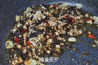 肉末榄菜炒蚕豆的做法步骤:9