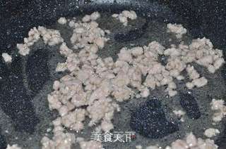 肉末榄菜炒蚕豆的做法步骤:6