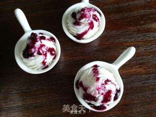 蓝莓山药泥的做法步骤:7
