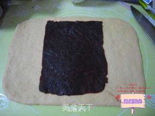 豆沙辫子土司的做法步骤:3