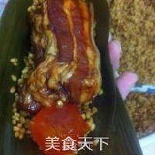 蛋黄肉粽的做法步骤:14