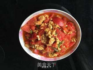 番茄炒蛋的做法步骤:6