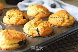 百利甜蓝莓muffin的做法步骤:10