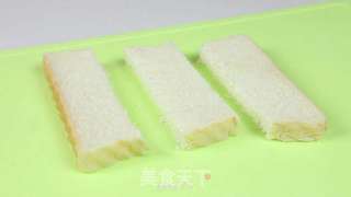 蒜香吐司条的做法步骤:3