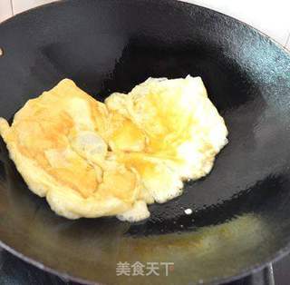 蒜苔炒鸡蛋的做法步骤:4