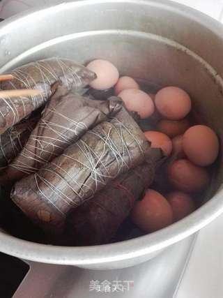 菠萝叶粽子的做法步骤:15