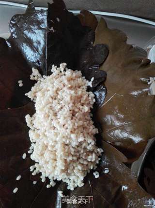 菠萝叶粽子的做法步骤:9