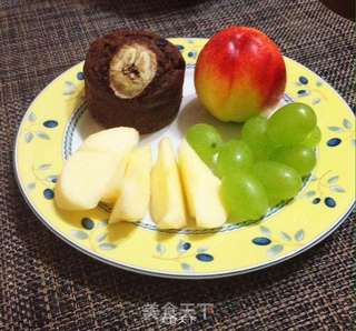 香蕉巧克力蛋糕的做法步骤:5