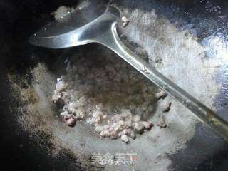 榨菜丝猪肉末蚕豆羹的做法步骤：3