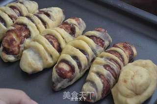 豆沙面包的做法步骤:8