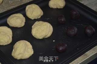 豆沙面包的做法步骤:4