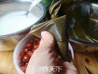 粽情端午---【红枣粽子】的做法步骤:5