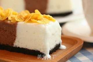 双色冰淇淋蛋糕的做法步骤:11