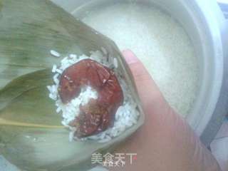 端午飘香——蜜枣粽的做法步骤:4
