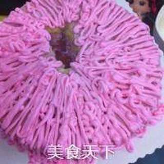 树莓慕斯蛋糕( 泡澡娃娃版)的做法步骤:17