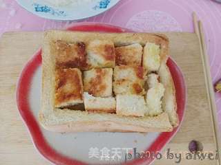 蜂蜜厚多士的做法步骤:9