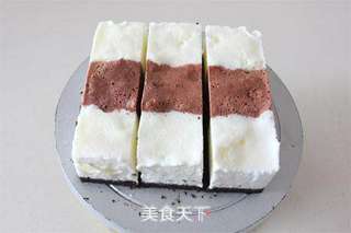 双色冰淇淋蛋糕的做法步骤:9