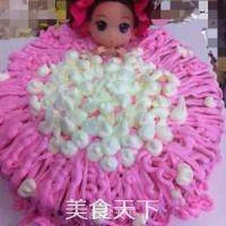 树莓慕斯蛋糕( 泡澡娃娃版)的做法步骤:19