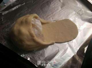 拖鞋面包的做法步骤:4