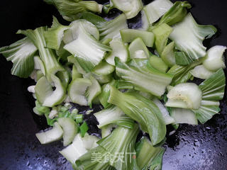 杏鲍菇炒瓢菜的做法步骤:7