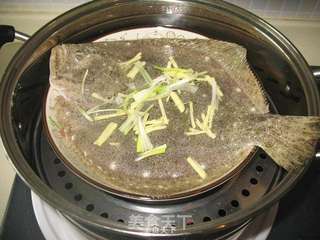 清蒸多宝鱼的做法步骤:5