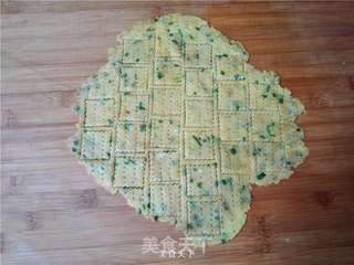 椒盐香葱苏打饼的做法步骤:10