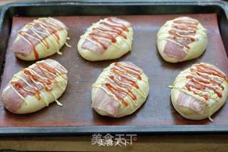 【番茄配方】培根沙拉面包——营养又美味的调理面包的做法步骤:10