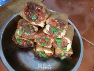 家常酿豆腐的做法步骤:5