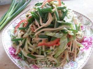 姜油拌菜的做法步骤:9