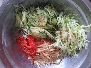 姜油拌菜的做法步骤:6