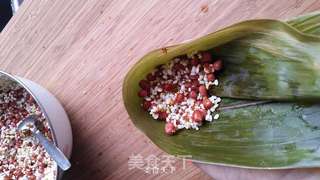 赤豆红枣粽的做法步骤:8