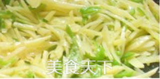 青椒土豆丝的做法步骤:4