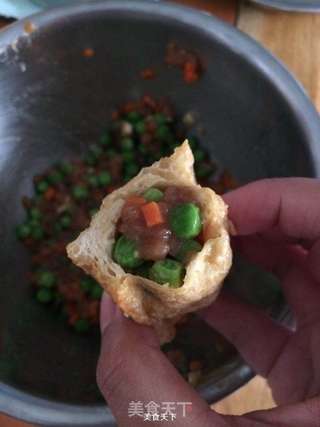 家常酿豆腐的做法步骤:4