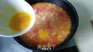 番茄蛋花疙瘩汤的做法步骤:8