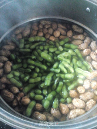 水煮花生毛豆的做法步骤:5