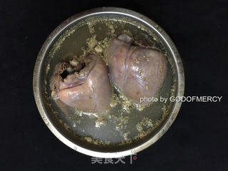 #美的聪明火微波炉#蒸着吃的卤猪心的做法步骤:12