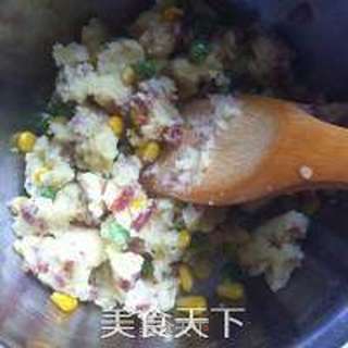 千层面土豆泥盏的做法步骤:9