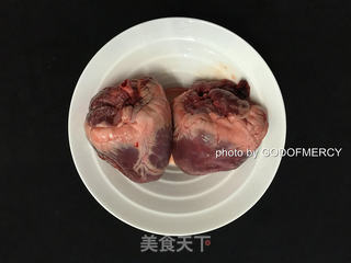 #美的聪明火微波炉#蒸着吃的卤猪心的做法步骤:9