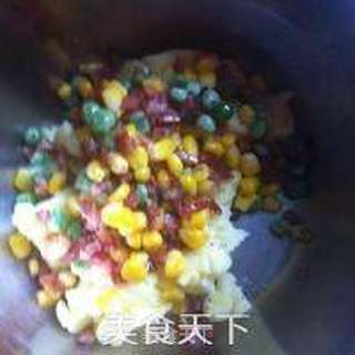 千层面土豆泥盏的做法步骤:8