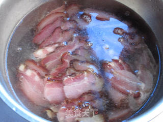 腊肉炒鲜笋的做法步骤:7