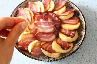 腊肉蒸土豆的做法步骤:5