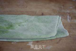 手擀菠菜凉面的做法步骤:14