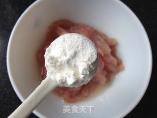 茭白炒肉丝的做法步骤:3