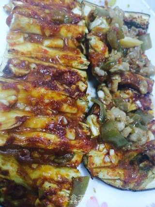 烤茄子的做法步骤:11