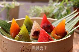 彩色水晶粽的做法步骤:6